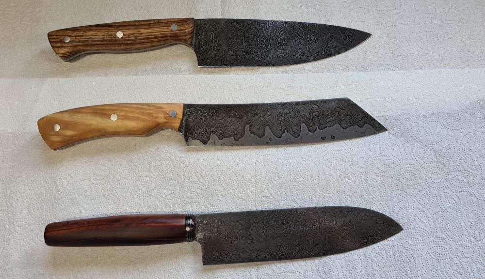 Schmiede-Kurse: Fertige Messer von Teilnehmern, Foto 30 